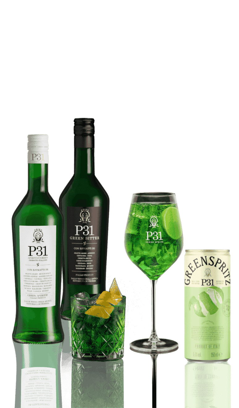 P31 Aperitivo Green, Green Bitter a Green Spritz v plechovce